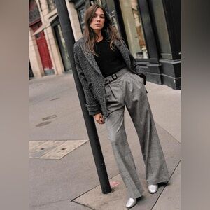 Sézane Louis trouser London Check 38/6